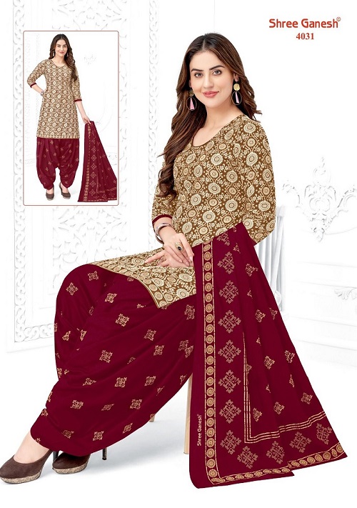 Shree Ganesh Hansika Vol 20 Patiyala Cotton Dress Material
